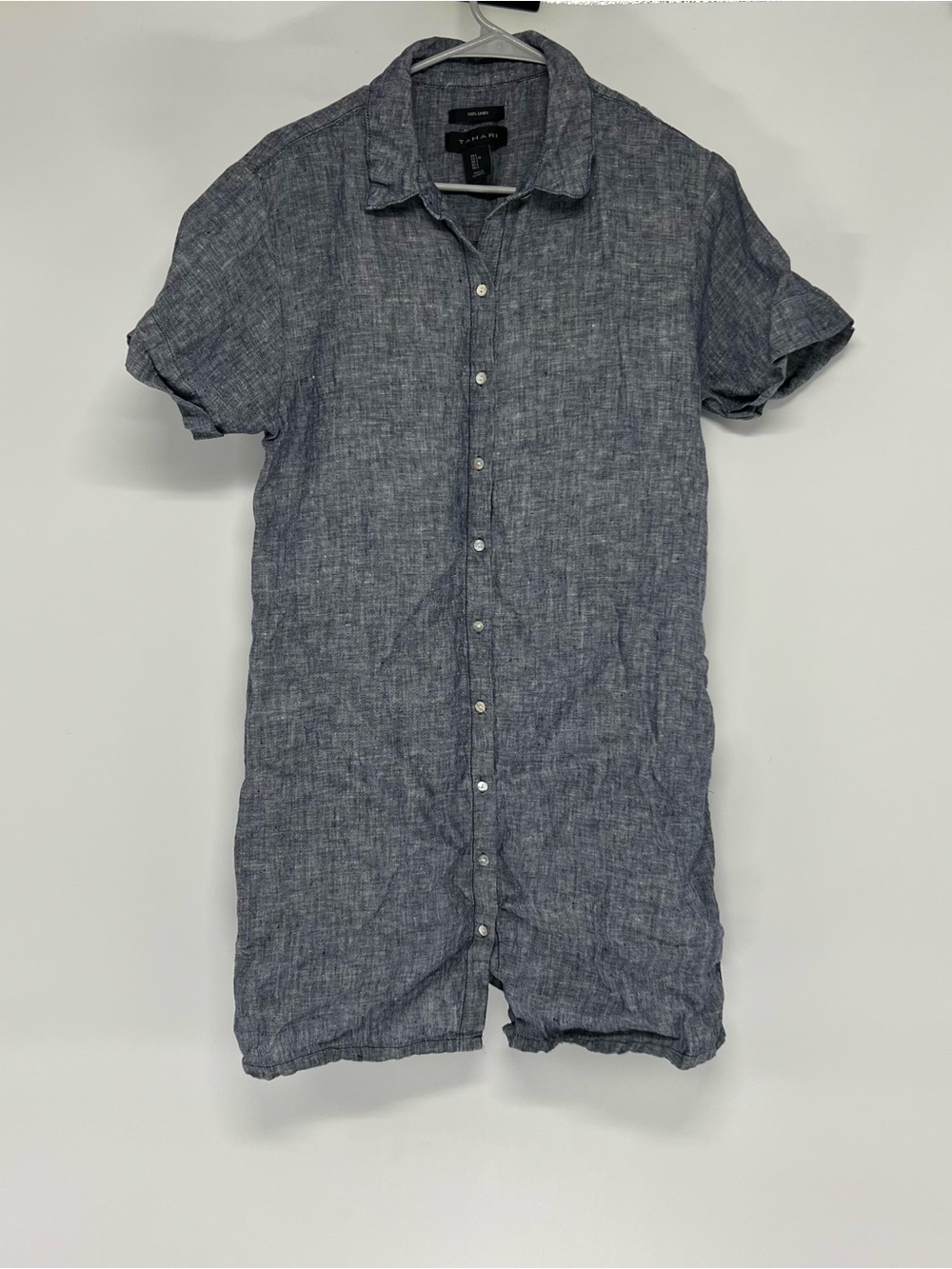 Tahari linen dress women’s large